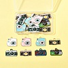 25Pcs 8 Styles Alloy Enamel Pendants ENAM-FS0003-13-9