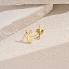 Scissor Stainless Steel Stud Earrings LP1180-5