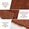Imitation Rabbit Hair Faux Fur Polyester Fabric DIY-WH0032-91C-4
