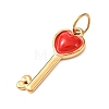 304 Stainless Steel Enamel Pendants SA-CBAAB49-02G-2