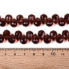 Transparent Glass Beads Strands GLAA-Q116-01A-B17-4