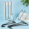 32Pcs 2 Styles Carbon Steel Hooks for Wreath AJEW-WA0003-98-5