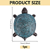 Vintage Turtle Iron Decorative Boxes for Jewelry Keys DJEW-WH0028-067A-2