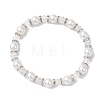 Pearlized Glass Pearl Round Beads Stretch Bracelets for Women BJEW-JB12740-01-2