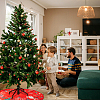 Polyester Christmas Tree Skirt DIY-WH0321-40B-7