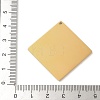 Ion Plating(IP) 304 Stainless Steel Pendants STAS-K270-20G-3