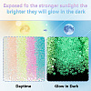 9000Pcs 9 Colors Luminous Glow in the Dark Glass Beads GLAA-PH0003-23-4