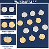 Unicraftale 12Pcs 2 Colors Ion Plating(IP) 304 Stainless Steel Pendant STAS-UN0049-75-5