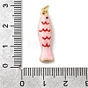 Brass Enamel Pendants KK-H092-08G-01-3