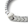 Natural Howlite Stretch Bracelets Set for Girl Women BJEW-JB06805-03-8