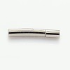 Stainless Steel Bayonet Clasps STAS-D043-1