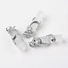 Tube Natural Crystal Pendants G-L455-H11-1