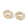 Brass Ring Charm Connectors KK-P284-06G-02-1