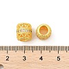 Brass Micro Pave Cubic Zirconia European Beads KK-P297-05G-04-2