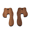 Walnut Wood Pendants WOOD-N011-005-2