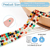  2 Strands Natural Multi-Color Agate Beads Strands G-NB0005-05-2