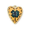 Printed Alloy Pendants ENAM-F160-07B-G-1