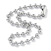 304 Stainless Steel Ball Chain Necklaces CHS-F009-01H-45cm-P-02-1
