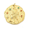 Real 18K Gold Plated PVD Vacuum Plating 304 Stainless Steel Pendants STAS-L278-003G-11-1