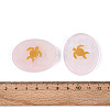 Natural Rose Quartz Cabochons G-T143-28M-3