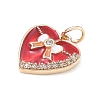 Brass with Enamel Pendants RB-CBAF749-01A-2