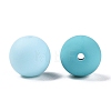 Rubberized Style Imitated Silicone Acrylic Beads MACR-T048-01B-12-2