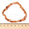 Natural Red Aventurine Beads Stretch Bracelets for Men Women BJEW-I320-01B-2