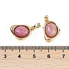 Natural Rhodonite Pendants KK-U043-52G-05-3