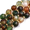 Natural Peacock Agate Beads Strands G-T131-82A-03-1