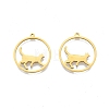 Ion Plating(IP) 201 Stainless Steel Pendants LS-STAS-N098-098LG-3