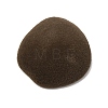 Flocking Opaque Resin Cabochons RESI-K033-07B-1