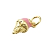 Brass Enamel Charms KK-K400-26G-01-2