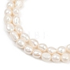 Natural Cultured Freshwater Pearl Beads Strands PEAR-P064-20K-08A-4