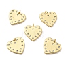 Brass Micro Pave Cubic Zirconia Pendants KK-E015-34G-1