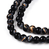 Baking Paint Glass Beads Strands DGLA-N010-4mm-10-3