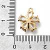 Brass Micro Pave Cubic Zirconia Pendants KK-D312-14G-3