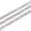 Tarnish Resistant 304 Stainless Steel Rolo Chains CHS-G004-02G-P-1