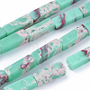 Synthetic Imperial Jasper Beads Strands X-G-E508-02G-1