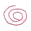 Natural Pink Tourmaline Beads Strands G-C009-B20-3