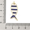 Rack Plating Brass Enamel Pendants KK-Z074-10G-02-3