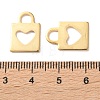 303 Stainless Steel Pendants STAS-E528-01G-3
