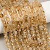 Heated Natural Citrine Beads Strands G-B175-C06-6x6mm-2