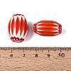 Handmade Millefiori Glass Barrel Beads LA-N002-15F-4