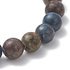 Natural Sapphire Beaded Stretch Bracelets for Women BJEW-JB13081-4