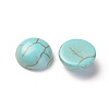 Synthetic Turquoise Cabochons TURQ-L031-034-2