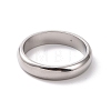 201 Stainless Steel Plain Band Ring for Women RJEW-I089-51P-2
