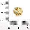 Brass Micro Pave Cubic Zirconia Beads KK-Z095-03G-02-3