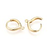 Brass Hoop Earring Finding KK-N261-63G-2