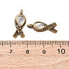 Awareness Ribbon Hope Tibetan Style Alloy Pendants TIBEP-R344-11AB-FF-2