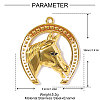 304 Stainless Steel Enamel Pendants STAS-OY002-35G-2